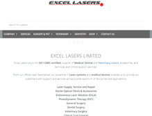Tablet Screenshot of excellasers.com